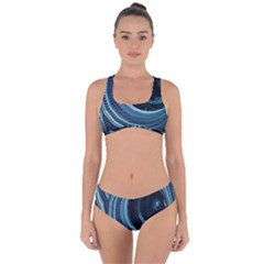 Fractal Criss Cross Bikini Set by Sparkle