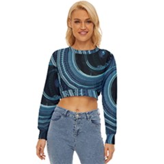 Fractal Lightweight Long Sleeve Sweatshirt by Sparkle