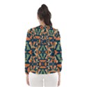 Abstract pattern geometric backgrounds   Women s Hooded Windbreaker View2