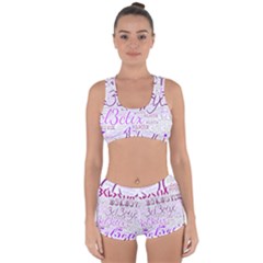 3cl3ctix Wordart Racerback Boyleg Bikini Set by 3cl3ctix