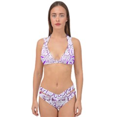 3cl3ctix Wordart Double Strap Halter Bikini Set by 3cl3ctix