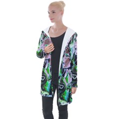 Glam Rocker Longline Hooded Cardigan by MRNStudios