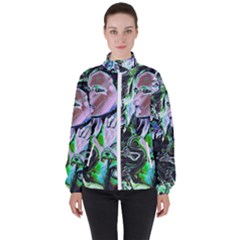 Glam Rocker Women s High Neck Windbreaker by MRNStudios