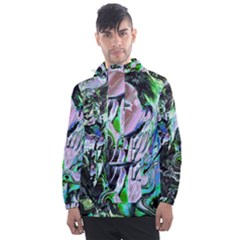 Glam Rocker Men s Front Pocket Pullover Windbreaker by MRNStudios