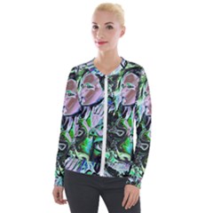 Glam Rocker Velvet Zip Up Jacket by MRNStudios