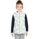 Tropical pattern Kids  Hooded Puffer Vest View1