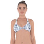 Floral pattern Halter Neck Bikini Top