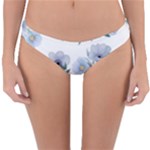 Floral pattern Reversible Hipster Bikini Bottoms