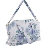 Floral pattern Canvas Crossbody Bag
