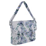 Floral pattern Buckle Messenger Bag