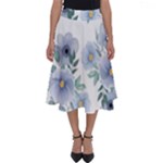 Floral pattern Perfect Length Midi Skirt