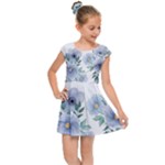 Floral pattern Kids  Cap Sleeve Dress