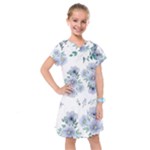 Floral pattern Kids  Drop Waist Dress