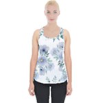 Floral pattern Piece Up Tank Top