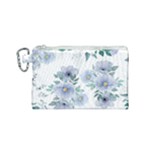 Floral pattern Canvas Cosmetic Bag (Small)