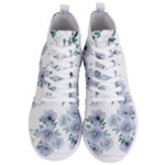 Floral pattern Men s Lightweight High Top Sneakers