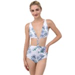 Floral pattern Tied Up Two Piece Swimsuit