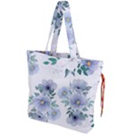 Floral pattern Drawstring Tote Bag