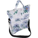 Floral pattern Fold Over Handle Tote Bag