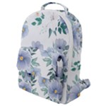 Floral pattern Flap Pocket Backpack (Small)