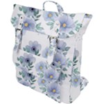 Floral pattern Buckle Up Backpack