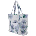Floral pattern Zip Up Canvas Bag