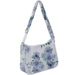 Floral pattern Zip Up Shoulder Bag