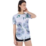 Floral pattern Perpetual Short Sleeve T-Shirt