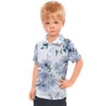 Floral pattern Kids  Polo Tee