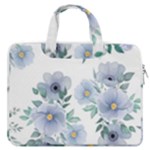 Floral pattern MacBook Pro Double Pocket Laptop Bag