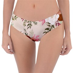 Floral Pattern Reversible Classic Bikini Bottoms