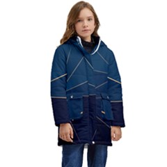 Luxda No 1 Kid s Hooded Longline Puffer Jacket by HWDesign