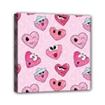 Emoji Heart Mini Canvas 6  x 6  (Stretched)
