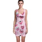Emoji Heart Bodycon Dress
