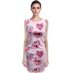 Emoji Heart Classic Sleeveless Midi Dress