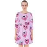 Emoji Heart Smock Dress