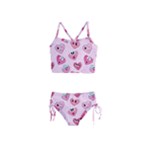 Emoji Heart Girls  Tankini Swimsuit