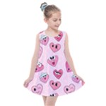 Emoji Heart Kids  Summer Dress