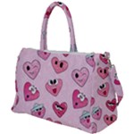 Emoji Heart Duffel Travel Bag