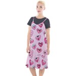 Emoji Heart Camis Fishtail Dress