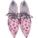 Emoji Heart Pointed Oxford Shoes