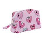 Emoji Heart Wristlet Pouch Bag (Medium)