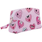 Emoji Heart Wristlet Pouch Bag (Large)
