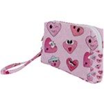 Emoji Heart Wristlet Pouch Bag (Small)