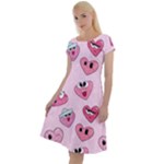 Emoji Heart Classic Short Sleeve Dress