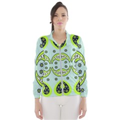 Floral Pattern Paisley Style  Women s Windbreaker by Eskimos