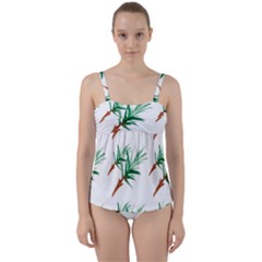 Nature Twist Front Tankini Set by Sparkle