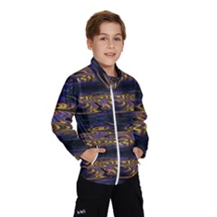 Abstract Art - Adjustable Angle Jagged 1 Kids  Windbreaker by EDDArt