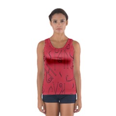 Abstract Pattern Geometric Backgrounds   Sport Tank Top  by Eskimos
