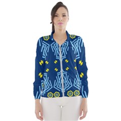 Abstract Pattern Geometric Backgrounds   Women s Windbreaker by Eskimos